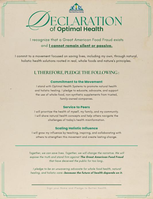 OHS PUBLIC DECLARATION OF HEALTH