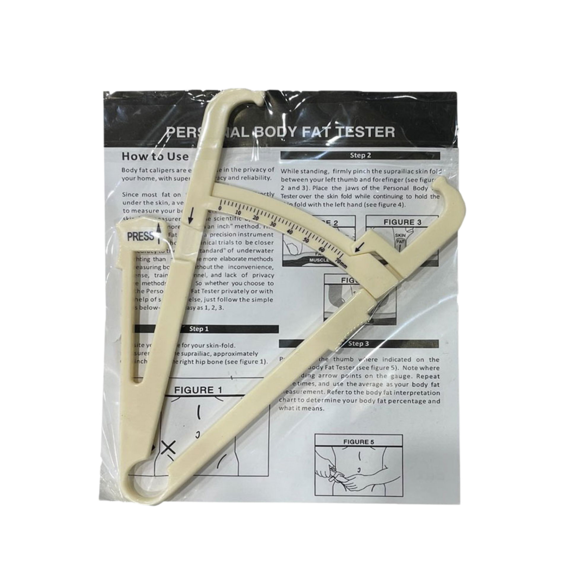 Image of a personal Body Fat Caliper.